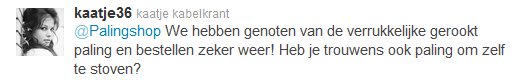 tweet over palingshop
