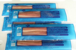 5 x 100 gram Gerookte Palingfilets