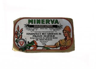 Tonijnfilet met groente in pikante olijfolie - Minerva