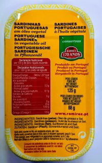 Ramirez Sardienen Portugees in olijfolie